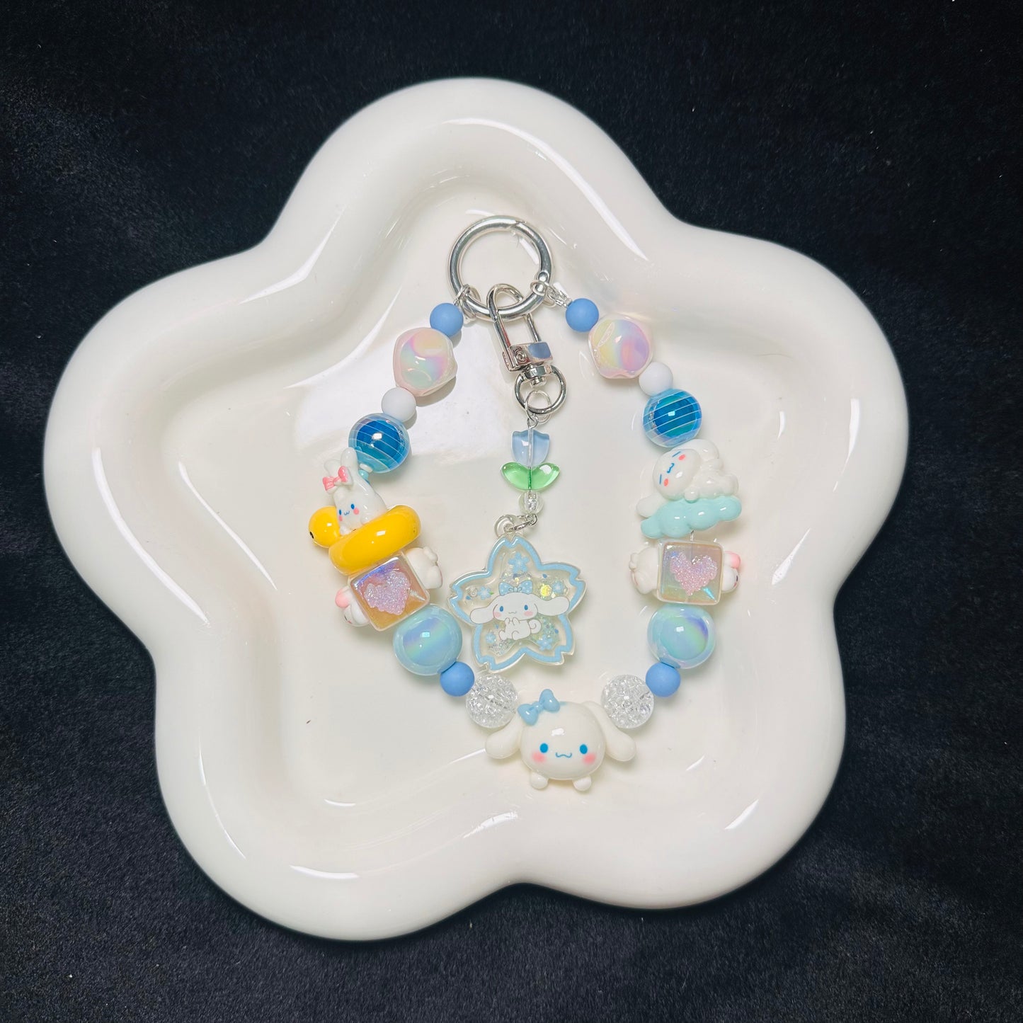 Sanrio Ducky Family - 2 in 1 Phone Strap and Key Chain