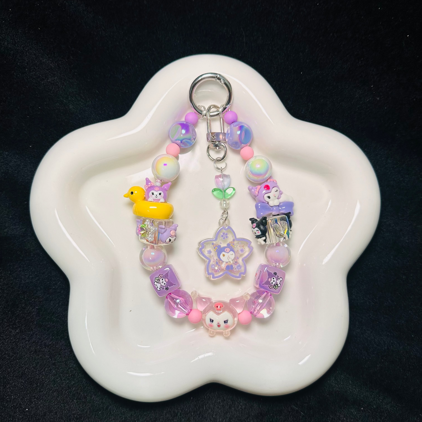 Sanrio Ducky Family - 2 in 1 Phone Strap and Key Chain